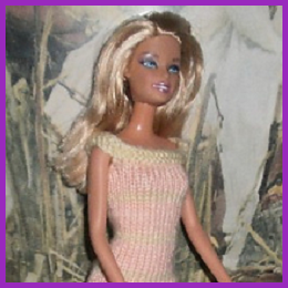 Barbie Doll in Pink Dress